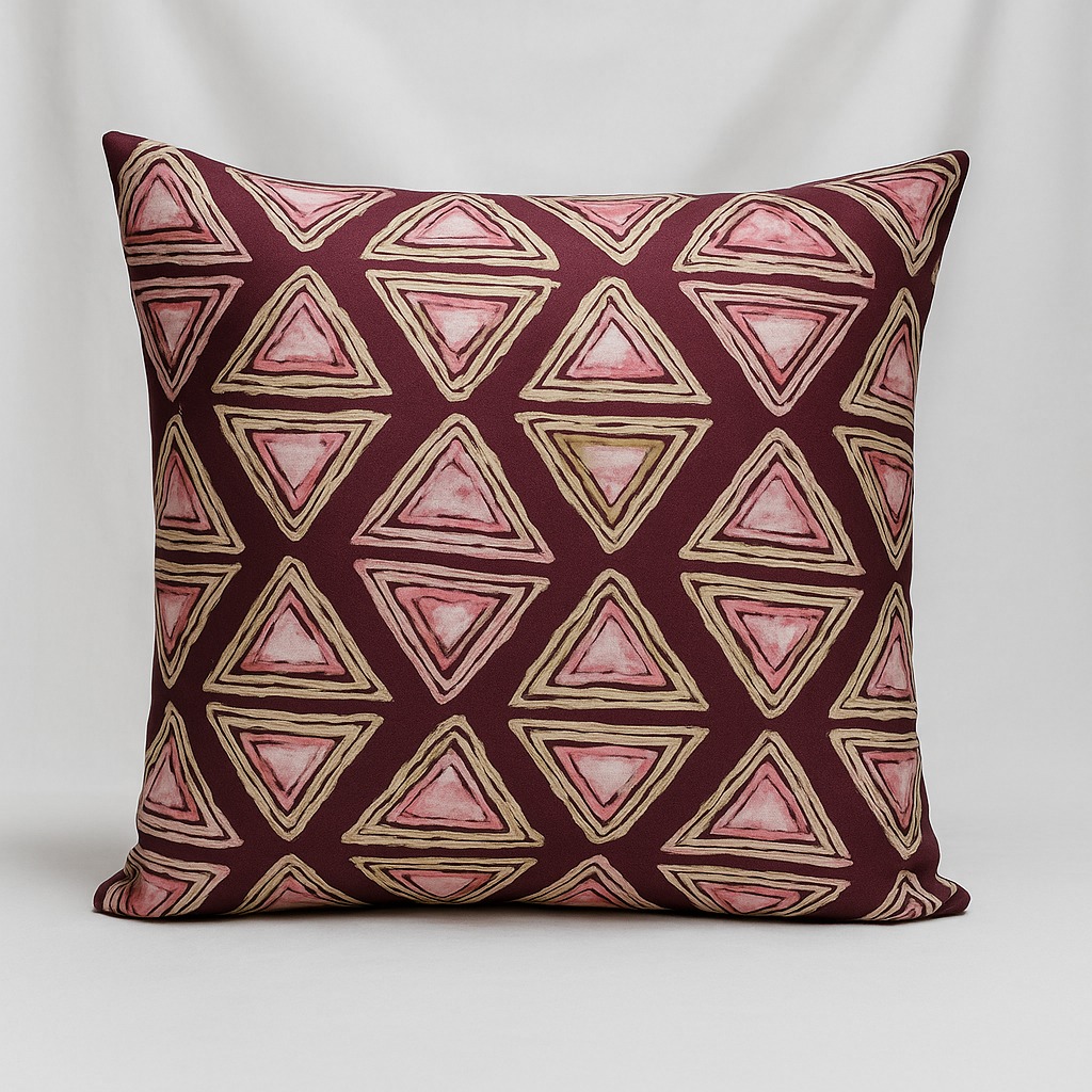 Khooti Velvet Cushion Cover Pack of 1-16" x 16" / 41 x 41 cm - Navy Blue - Soft Pillow Covers Cushion Case for Sofa Bedroom Livingroom Chair Car, Cushion Cover with random Zig Zag Pattern